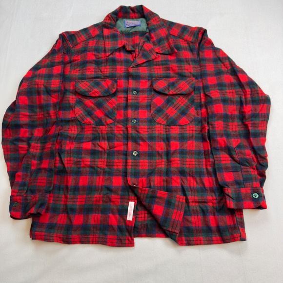 Pendleton Other - VTG Pendleton 100% Virgin Wool Men's Lg Macduff Tartan Plaid Locker Loop USA EUC